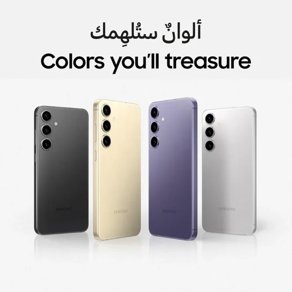 ⁦سامسونج هاتف ذكي جالكسي اس 24 بلس بنظام اندرويد وذاكرة تخزين 256GB RAM 12GB وكاميرا 50MP وشاشة اكبر اسرع وعمر بطارية طويل اسود اونيكس بشريحتين⁩ - الصورة ⁦2⁩